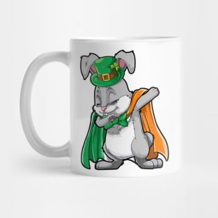 Dabbing Bunny St Patricks Day Boys Leprechaun Irish Mug